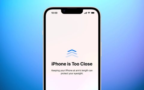 iOS 17上的iPhone屏幕距离功能可帮助减轻眼睛疲劳