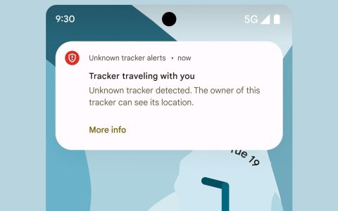 谷歌的新反跟踪措施将向Android用户提醒关于未知的AirTags