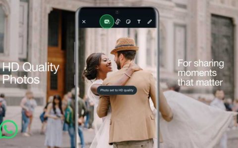 WhatsApp推出“HD照片”选项，可用于发送高分辨率图片