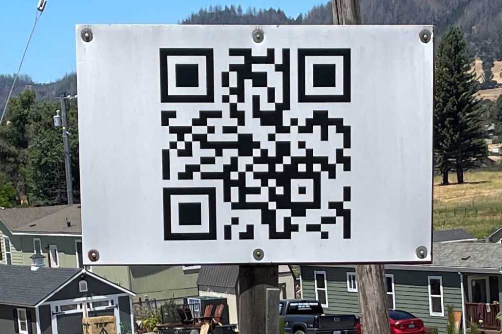 QR code sign