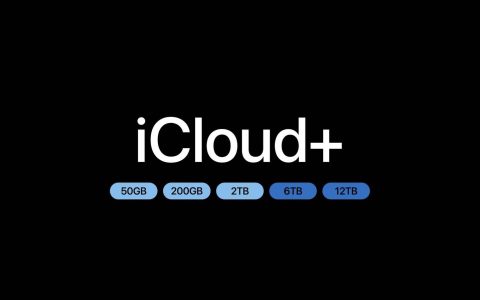 苹果推出全新的6TB和12TB的iCloud+计划