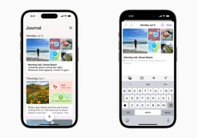 Journal App iOS 17