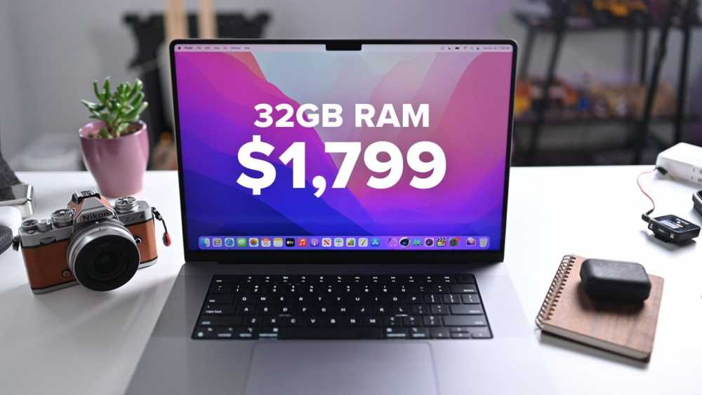 苹果16英寸MacBook Pro 32GB内存价格降至1799美元。