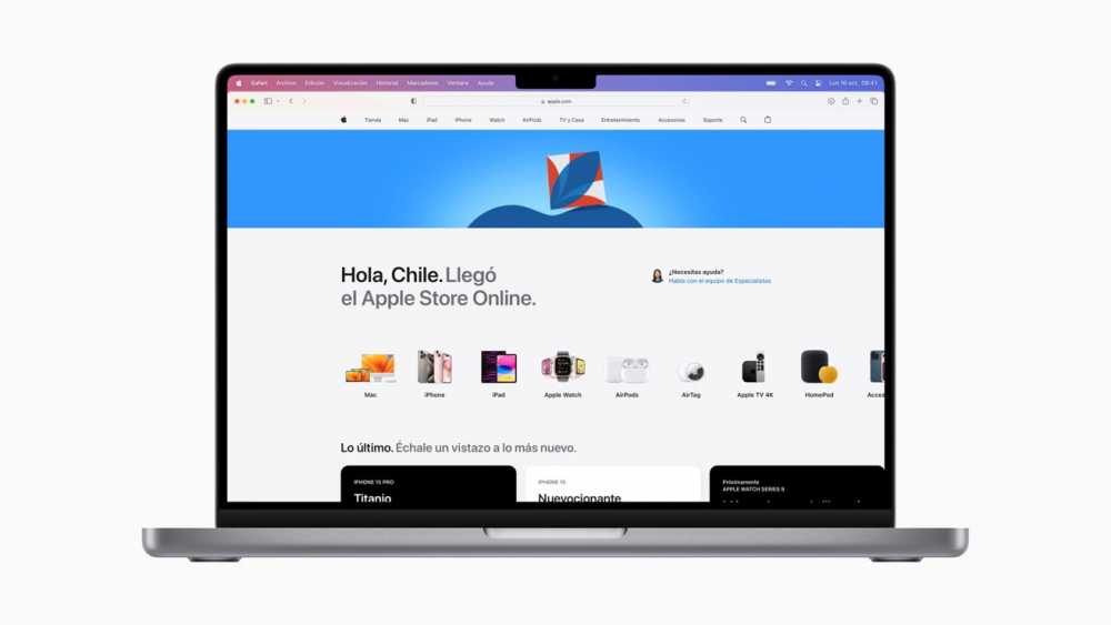 苹果在线商店正式在智利启动