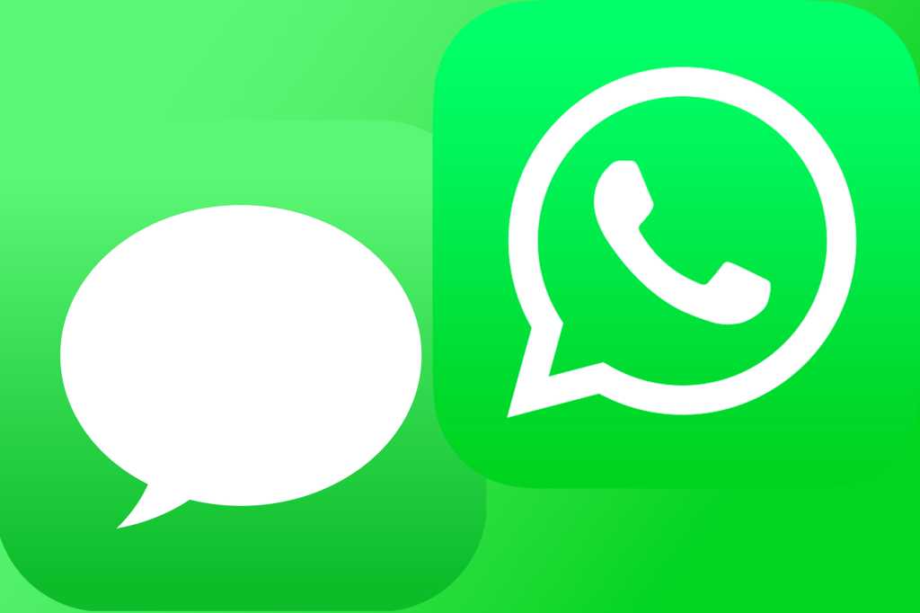 whatsapp和消息的iOS图标