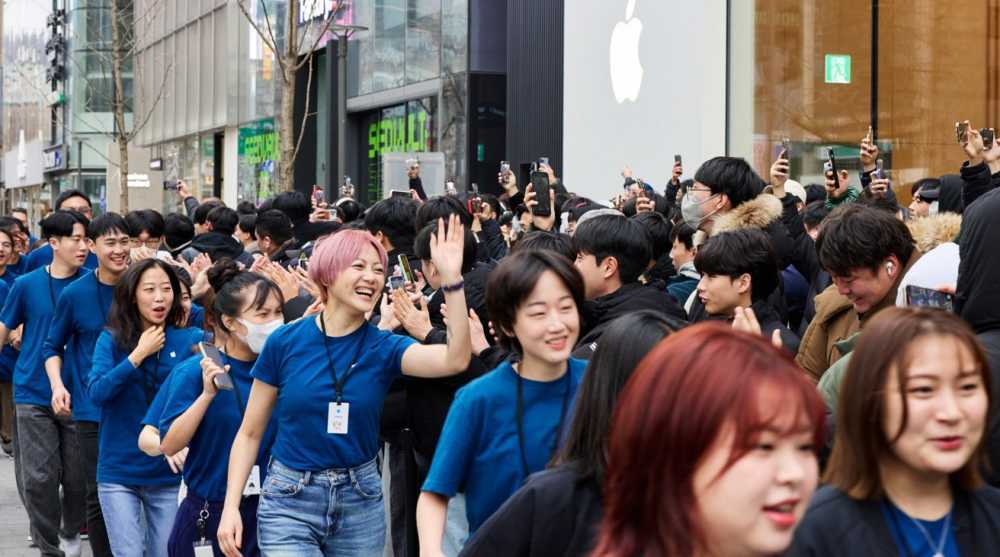 苹果鸿大商店在韩国开业