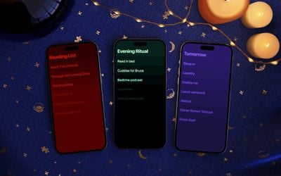 clear app night theme