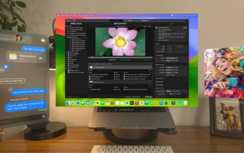据称，苹果工程师可以使用Vision Pro在两个Mac显示屏上工作