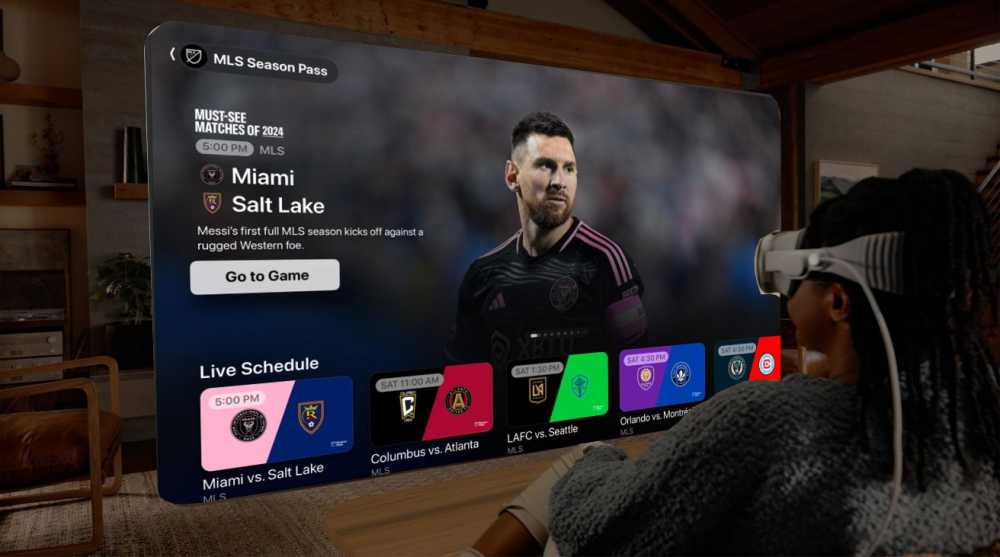 体验苹果 Vision Pro 上的 MLS，包括 3D 特效