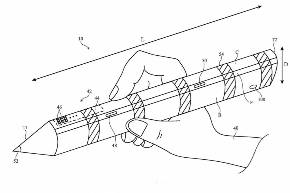 Apple Vision Pro的一种建议配件是一种类似Apple Pencil的设备