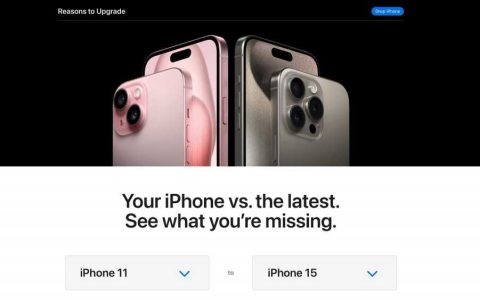 苹果在新网站上概述了"升级您的iPhone的理由"