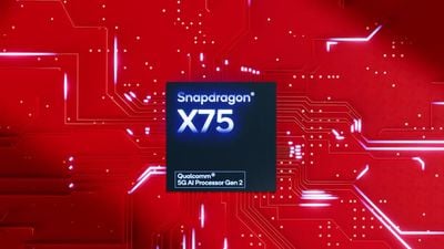 qualcomm x75 chip