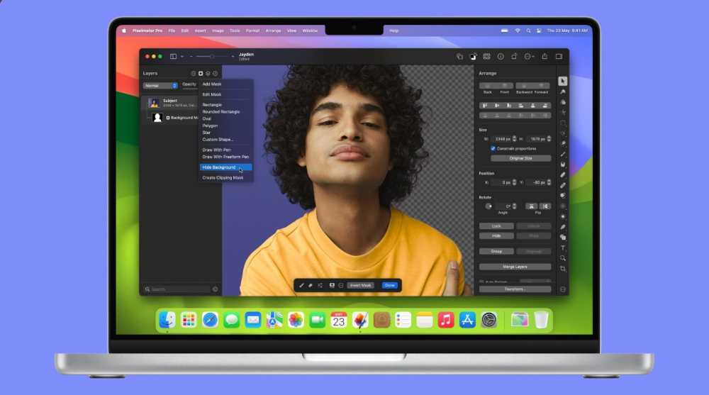 Pixelmator Pro通过AI抠图工具全面改进图像编辑