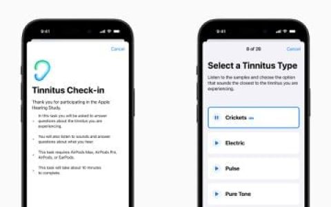 苹果听力研究揭示了关于耳鸣的新见解