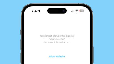 screen time restrictions