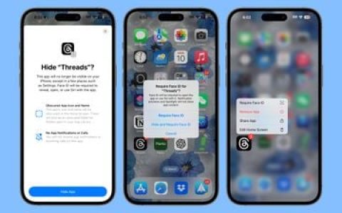 iOS 18 允许您锁定和隐藏应用程序以增加隐私保护