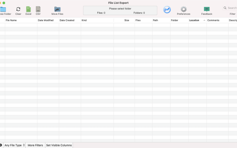 【Mac应用网盘免费下载】文件列表导出 v2.8.9