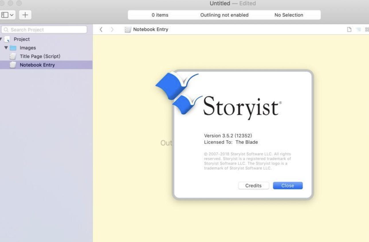 【Mac应用网盘免费下载】Storyist for Mac v4.3.3