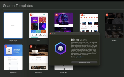 【Mac应用网盘免费下载】Blocs for Mac v5.1.4