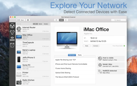 【Mac应用网盘免费下载】iNet Network Scanner for Mac v3.0.3