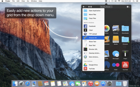 【Mac应用网盘免费下载】Dropzone for Mac v4.7.9