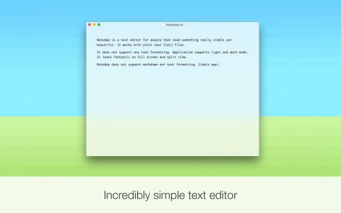 【Mac应用网盘免费下载】NoteApp for Mac v1.1