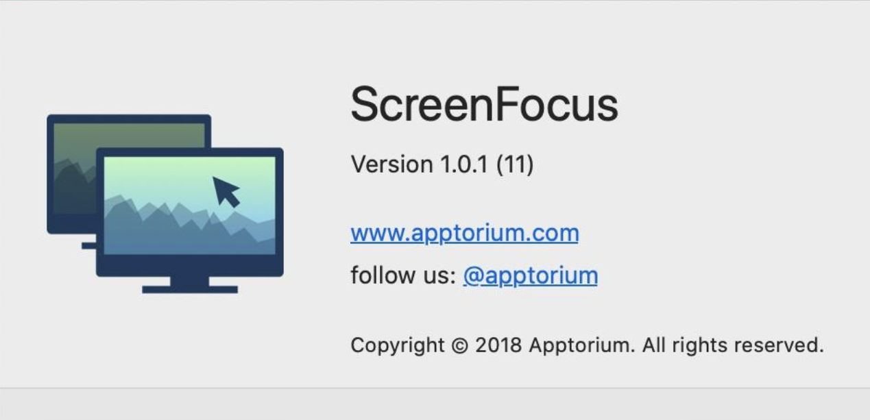 【Mac应用网盘免费下载】ScreenFocus for Mac v1.1 多屏专注效率