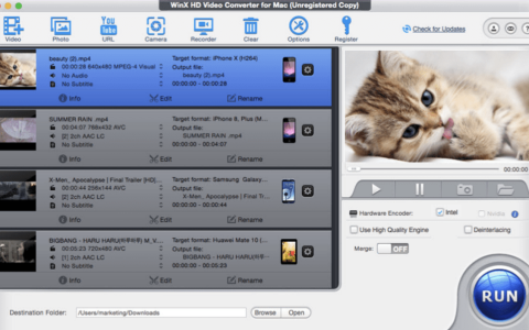 【Mac应用网盘免费下载】WinX HD Video Converter for Mac v6.7.3