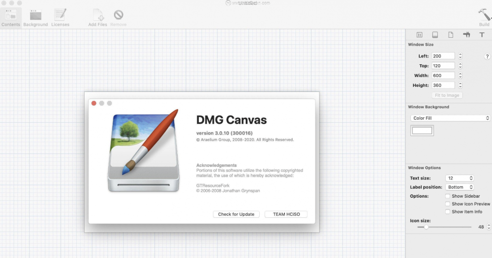 【Mac应用网盘免费下载】DMG Canvas for Mac v4.0.6