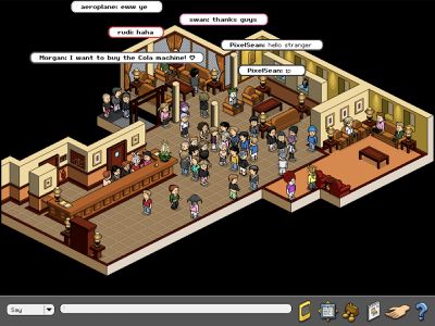 Habbo Hotel Origins Welcome Lounge