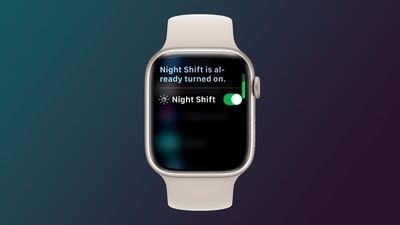 apple watch night shift