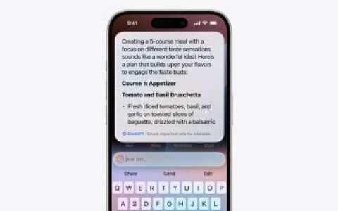 Siri 可以直接使用 iOS 18 与 ChatGPT 交流
