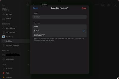 files app format drives