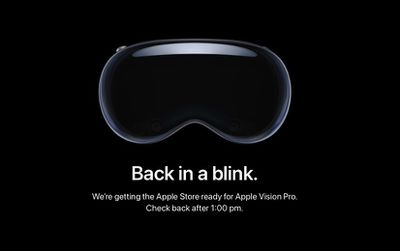 apple store down Vision Pro