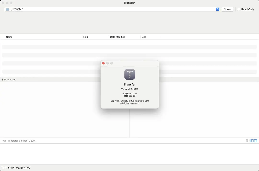 【Mac应用网盘免费下载】Transfer for Mac v2.1.1 FTP 文件服务器