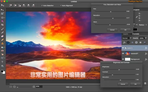 【Mac应用网盘免费下载】Pixelstyle Photo Editor v4.1.0 for Mac