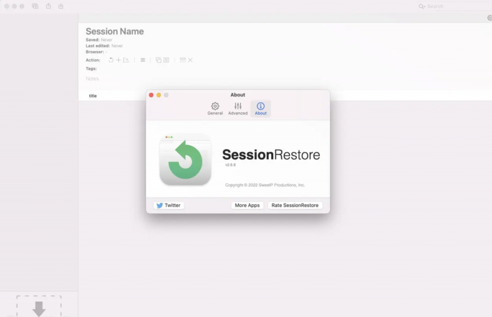 【Mac应用网盘免费下载】SessionRestore for Mac v2.7.4