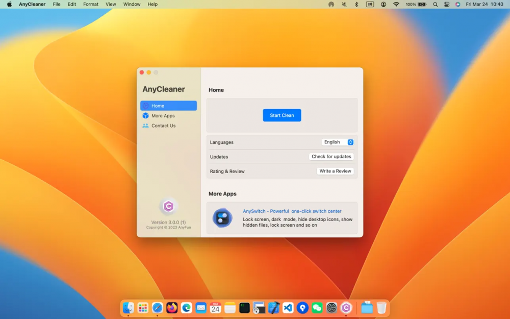 【Mac应用网盘免费下载】AnyCleaner for Mac v3.0.0