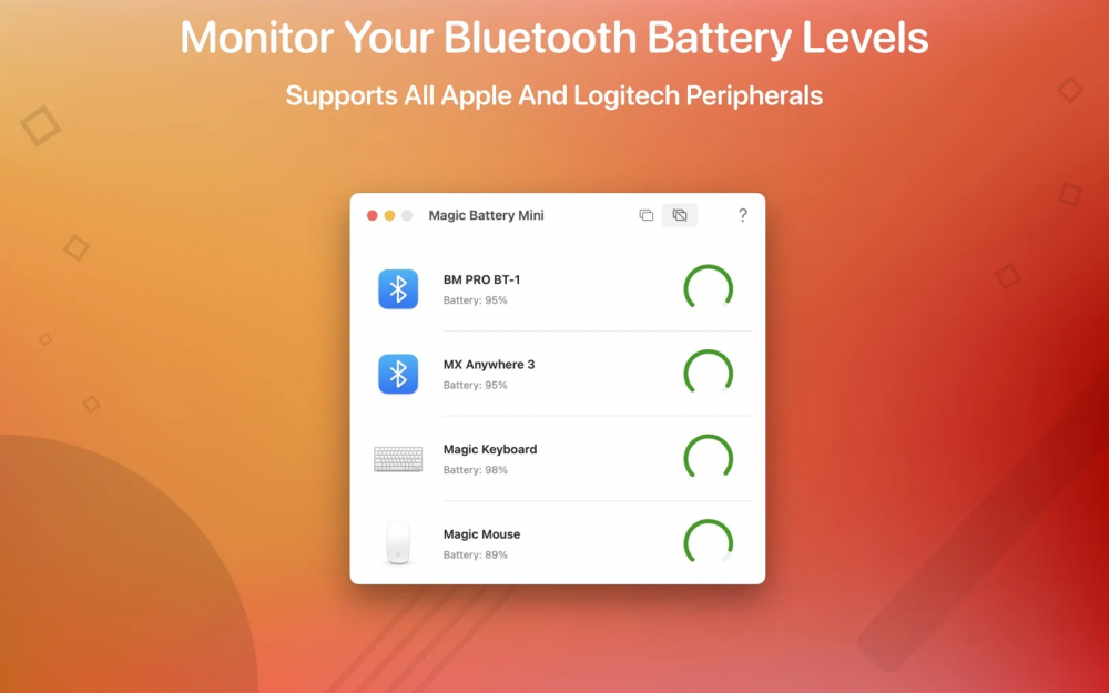 【Mac应用网盘免费下载】Magic Battery Mini for Mac v4.2.5