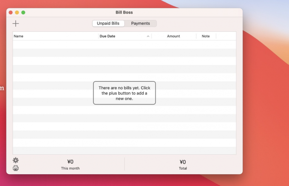 【Mac应用网盘免费下载】Bill Boss for Mac v1.2.2