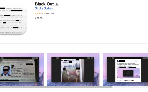 【Mac应用网盘免费下载】Black Out for Mac v2.3.1: 隐藏图片中的敏感信息