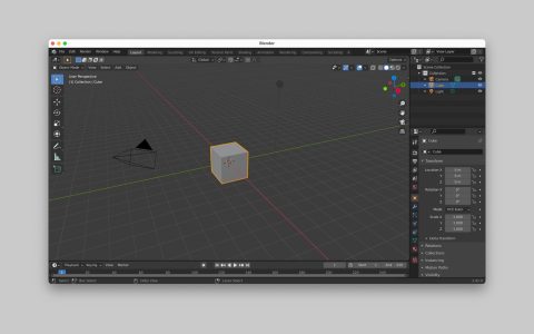 【App Store精选应用】Blender 动画制作工具 - Mac 软件分享