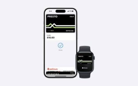 Apple Pay 现已支持多伦多地区 PRESTO 交通卡