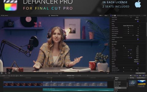 【Mac应用网盘免费下载】Dehancer Pro FCP for Mac v1.3.1