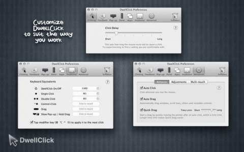 【Mac应用网盘免费下载】DwellClick for Mac v2.2.4