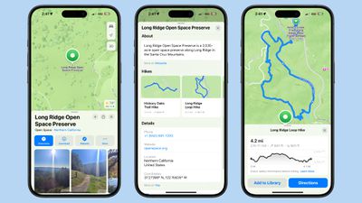 ios 18 maps hikes