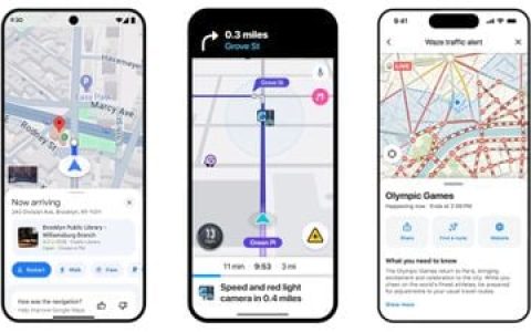 Google 地图和 Waze 更新，加入新的 iPhone 和 CarPlay 功能