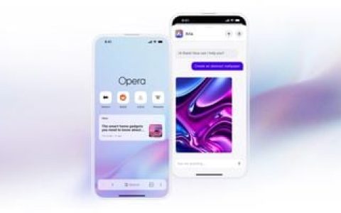 Opera One 浏览器登陆 iOS，集成 Aria AI，支持语音输入、图像生成等功能