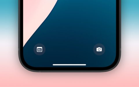 iOS 18：锁屏界面更换相机和手电筒按钮