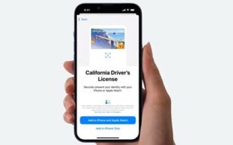 加州即将支持 iPhone 驾驶执照